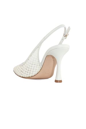 Cream white perforated Dana slingback SERGIO LEVANTESI | DANA25PANNA